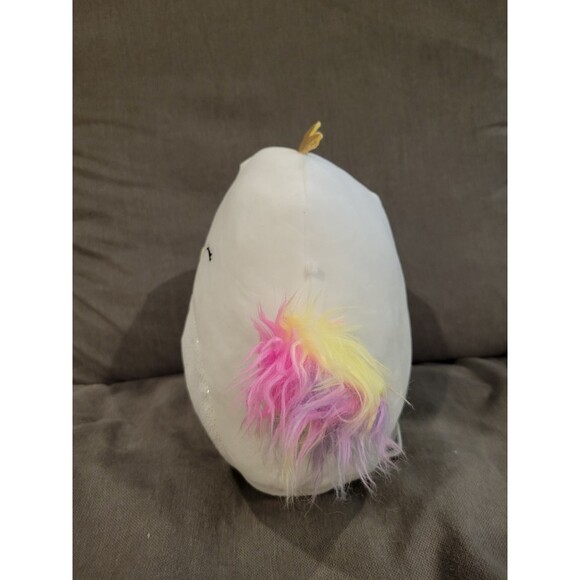 Squishmallow Serena Swan 8" Plush Stuffed Animal with Gold Crown Rainbow NWOT - Picture 4 of 6